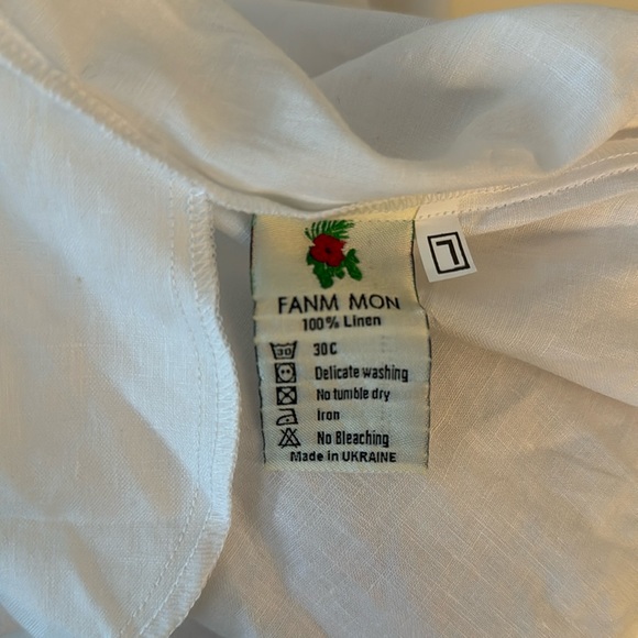 NEW Fanm Mon Cide 100% Linen Dress, Size L - Picture 4 of 8
